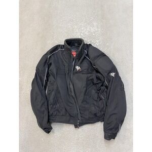 Vega Motorcycle Jacket Mens 3XL Black Mesh CE Armor Textile Protective‎ Riding
